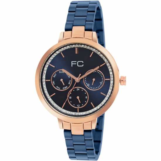 French Connection Connection Cornelia Blue Round Analog Watch For Women  Часовници