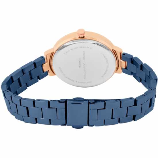 French Connection Connection Cornelia Blue Round Analog Watch For Women  Часовници