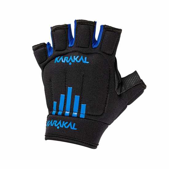 Karakal Pro Hockey Glove Junior Black/Blue 