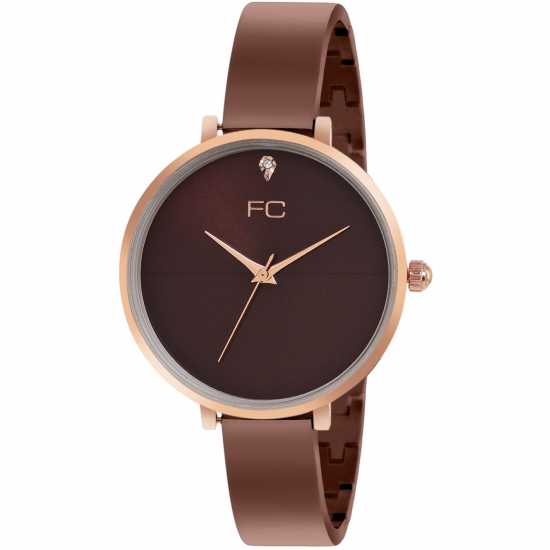 Часовници French Connection Connection Divine Brown Round Analog Watch For Women French Connection Connection Divine Brown Round Analog Watch For Women Часовници