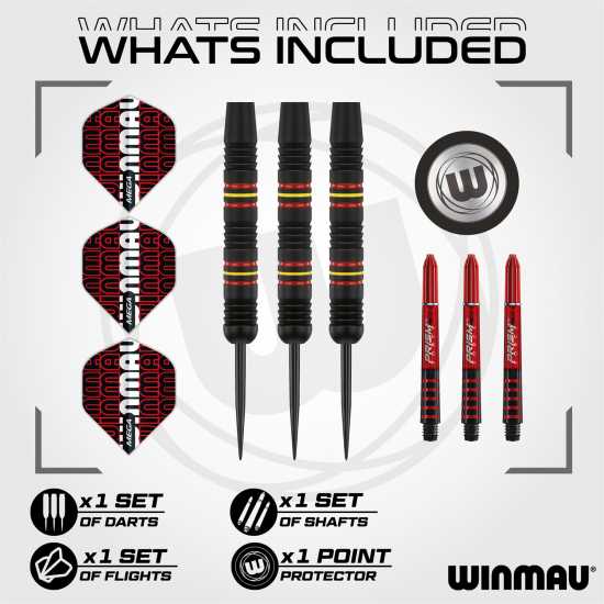 Winmau Outrage Brass Darts  