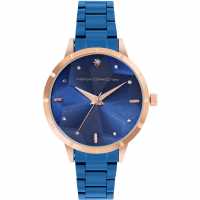 Часовници French Connection Connection Lucienne Blue Round Analog Watch For Women French Connection Connection Lucienne Blue Round Analog Watch For Women Часовници