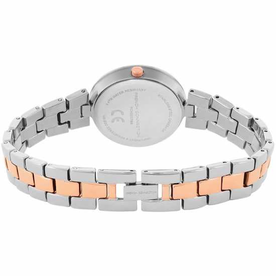 French Connection Connection Suki Green Round Analog Watch Rose Tone Metal For Women  Часовници