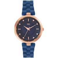 Часовници French Connection Connection Suki Blue Round Analog Watch For Women French Connection Connection Suki Blue Round Analog Watch For Women Часовници
