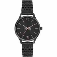 Часовници French Connection Connection Aiko Black Round Analog Watch For Women French Connection Connection Aiko Black Round Analog Watch For Women Часовници