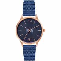 Часовници French Connection Connection Aiko Blue Round Analog Watch For Women French Connection Connection Aiko Blue Round Analog Watch For Women Часовници