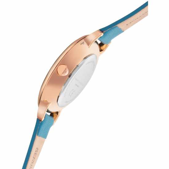 French Connection Esme Blue Round Analog Watch For Women  