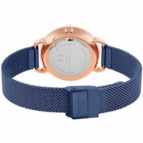 Часовници French Connection Connection Esme Blue Round Analog Watch For Women French Connection Connection Esme Blue Round Analog Watch For Women Часовници