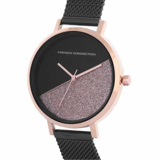French Connection Мъжки Ръчен Часовник Connection Spring-Summer Analog Black Dial Womens Watch French Connection Мъжки Ръчен Часовник Connection Spring-Summer Analog Black Dial Womens Watch