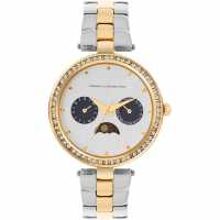French Connection Connection Multifunction Silver Dial Luxury Watch For Women  