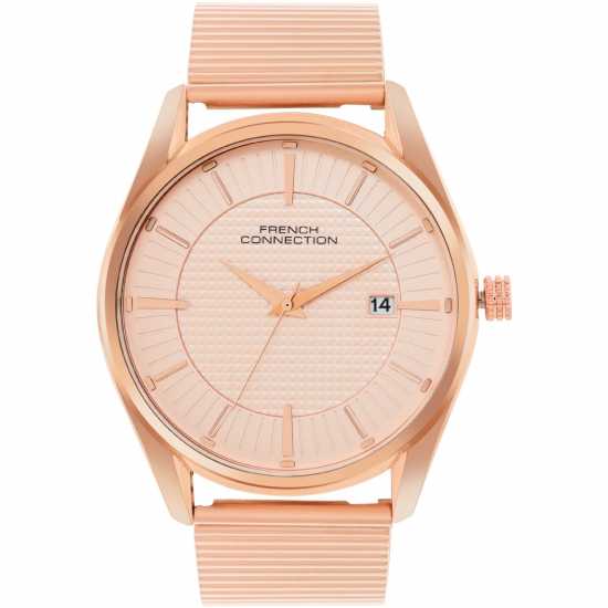 Часовници French Connection Connection Rose Dial Analog Watch For Men French Connection Connection Rose Dial Analog Watch For Men Часовници