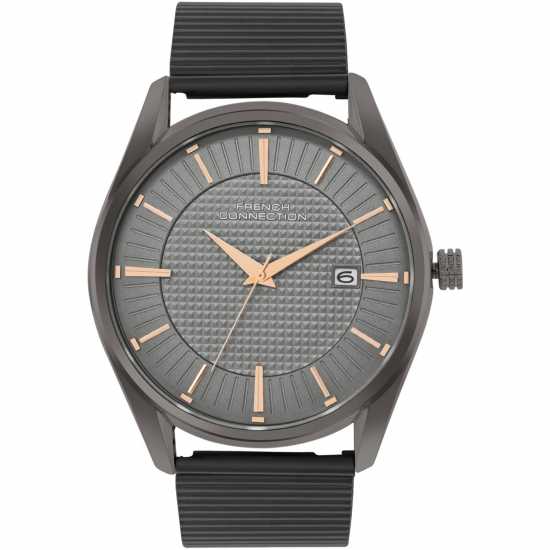 Часовници French Connection Connection Grey Dial Analog Watch For Men French Connection Connection Grey Dial Analog Watch For Men Часовници
