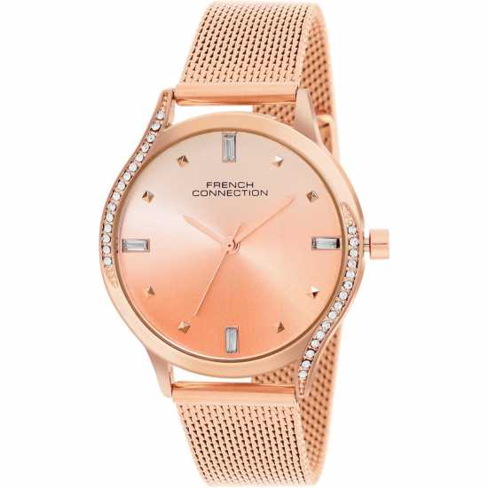 French Connection Connection Atelier Round Dial Womens Analogue Watch  Часовници