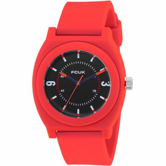 Analog Black Dial Unisex Watch Black Часовници