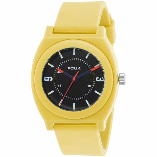 Analog Black Dial Unisex Watch Black Часовници