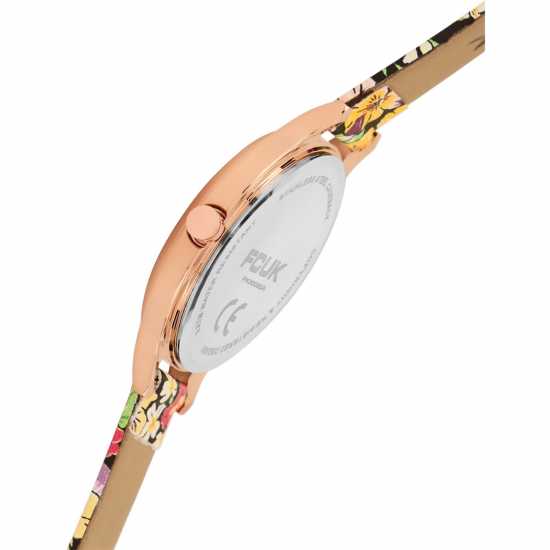 Мъжки Ръчен Часовник Floral Printed Strap Womens Watch Sky Blue Часовници