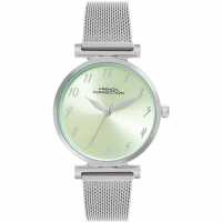 French Connection Silver Case Round Shape Silver Strap Quartz Watch French Connection Silver Case Round Shape Silver Strap Quartz Watch