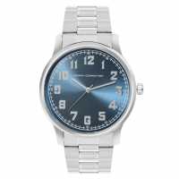 French Connection Silver Case Round Shape Silver Strap Quartz Watch French Connection Silver Case Round Shape Silver Strap Quartz Watch