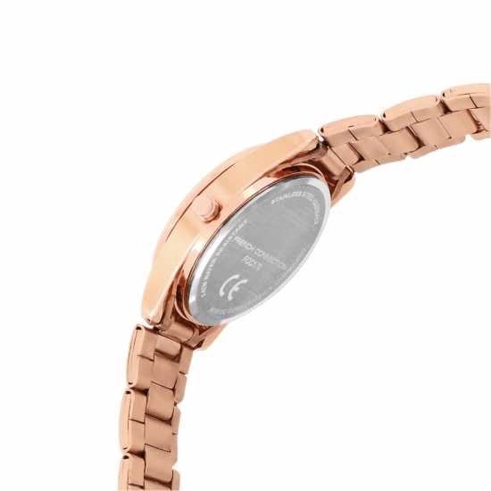 French Connection Rose Case Round Shape Rose Strap Quartz Watch French Connection Rose Case Round Shape Rose Strap Quartz Watch