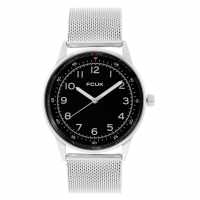 Fcuk Silver Case Round Shape Silver Strap Quartz Watch  