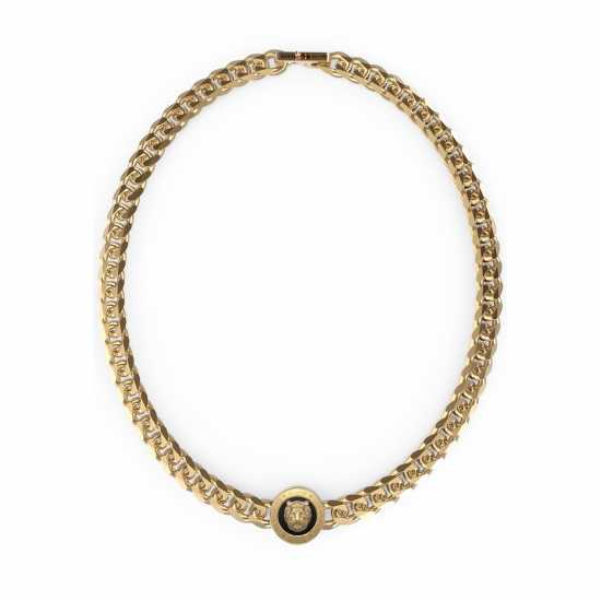 Guess Men's 21'' Lion Coin Chain Necklace  