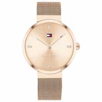 Tommy Hilfiger Gold Plated Mesh Watch