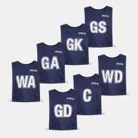 Mitre Adults Netball Bibs Морска синьо 
