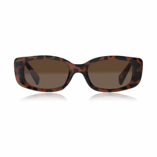 Firetrap Oversized Sunglasses Кафяв правоъгълник Firetrap Oversized Sunglasses Кафяв правоъгълник