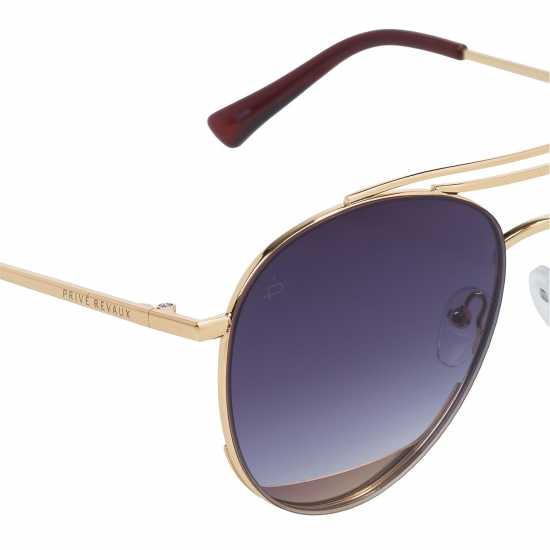 Prive Revaux Adults Aviator Sunglasses Злато 