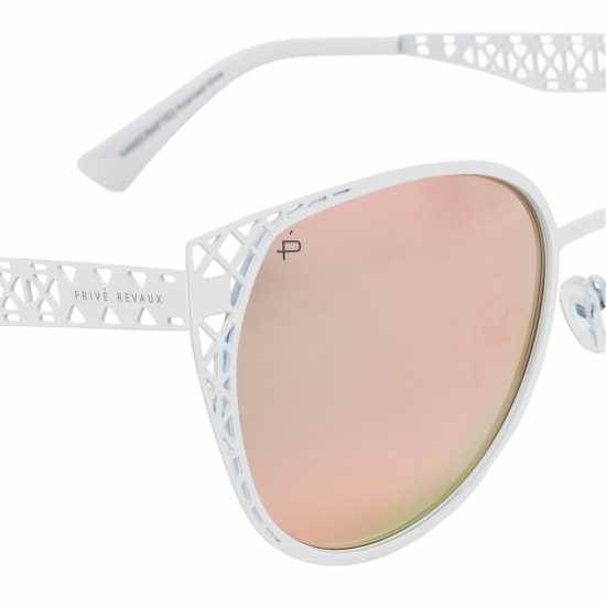 Prive Revaux Adults The Monarch Clubmaster Sunglasses Бяло 
