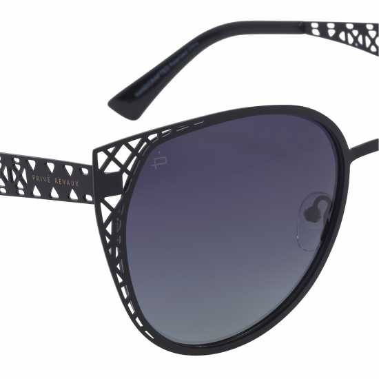 Prive Revaux Adults The Monarch Clubmaster Sunglasses Черно 