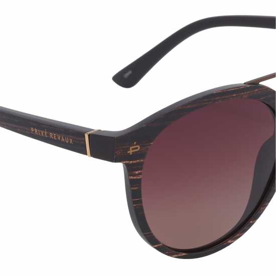 Prive Revaux Adults The Texan Aviator Sunglasses Кафяво 