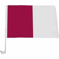 Official Car Flag Maroon/White Футболни аксесоари