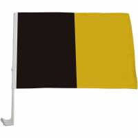 Official Car Flag Black/Amber Футболни аксесоари