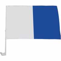 Official Car Flag White/Blue Футболни аксесоари