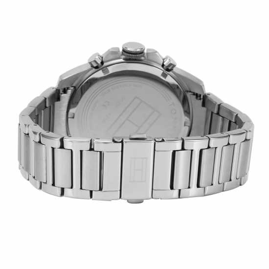 Tommy Hilfiger Semi Gloss Dial Watch Silver/Blue Бижутерия