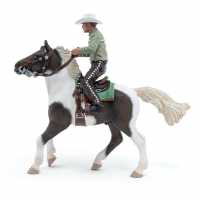 Horse And Ponies Cowboy And His Horse Toy Figure