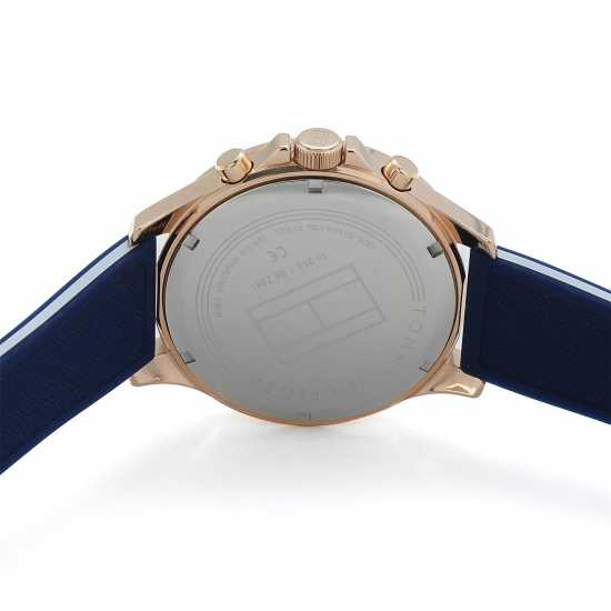 Tommy Hilfiger Gents Blue Silicone Sports Watch