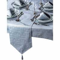 Merry Xmas 10 Piece Christmas Table Set In Silver  Коледна украса