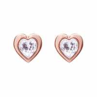 Ted Baker Han Crystal Heart Earrings For Women  Бижутерия