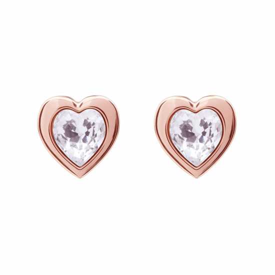 Ted Baker Han Crystal Heart Earrings For Women  Бижутерия