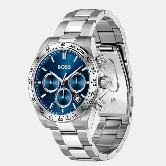 Hugo Boss Gents Boss Hero 2.0 Chrono Stainless Steel Watch  