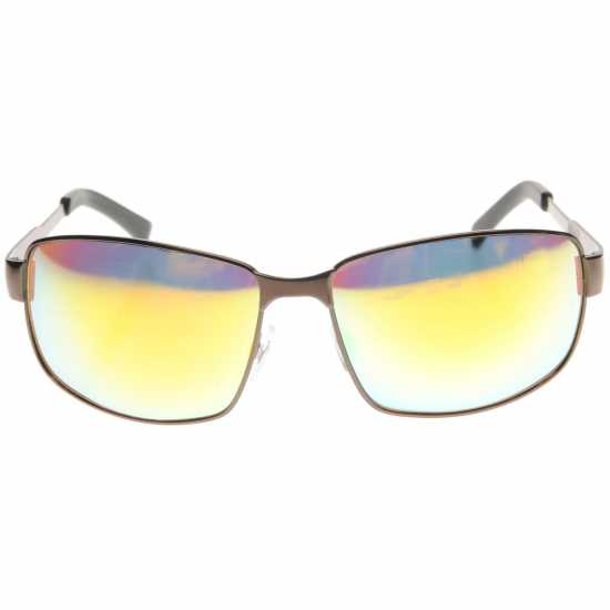 French Connection Авиаторски Мъжки Очила Metal Aviator Sunglasses Mens Black/Mirror Gr Слънчеви очила