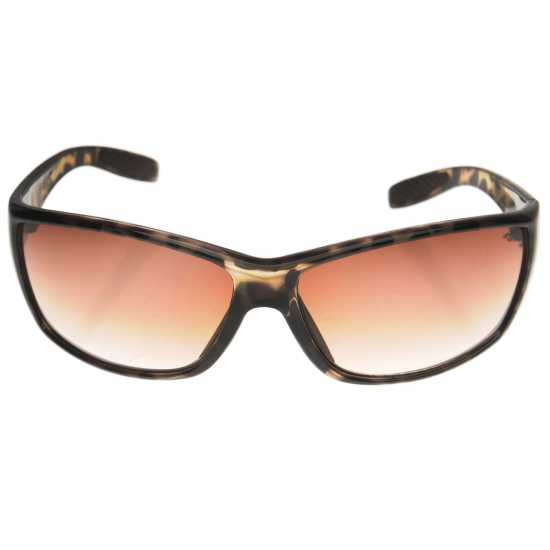 French Connection Мъжки Слънчеви Очила Plastic Wrap Sunglasses Mens Tortoise/Brown Слънчеви очила
