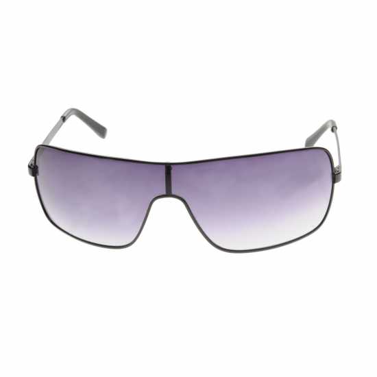 French Connection Плътни Мъжки Очила Metal Wraparound Sunglasses Mens Gunmetal/Blue Слънчеви очила