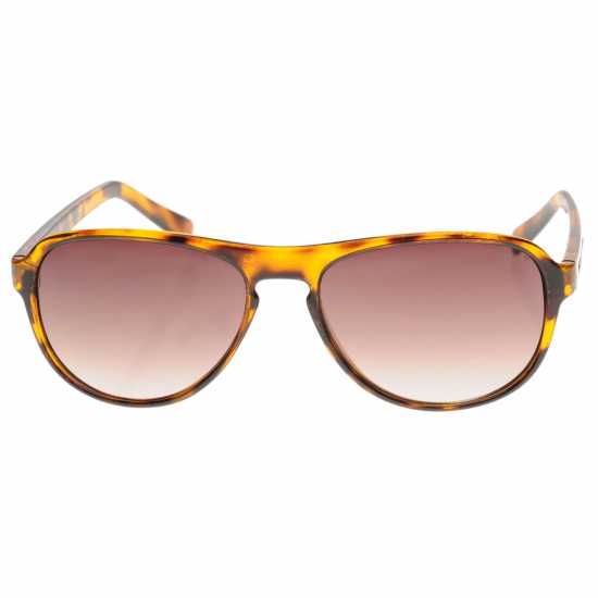 French Connection Дамски Слънчеви Очила Plastic Round Aviator Sunglasses Ladies Tortoise/Brown Слънчеви очила