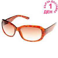 French Connection Дамски Слънчеви Очила Plastic Rectangular Sunglasses Ladies Purple/Brown Слънчеви очила