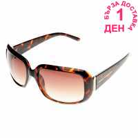 French Connection Дамски Слънчеви Очила Plastic Rectangular Sunglasses Ladies Tortoise/Brown Слънчеви очила