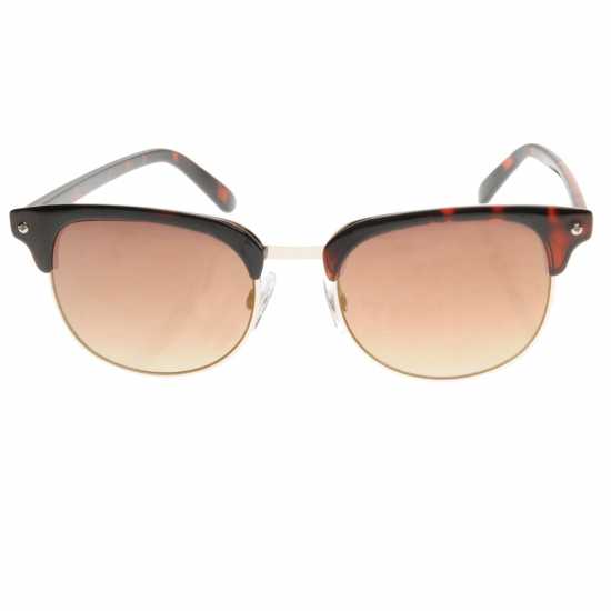 French Connection Дамски Слънчеви Очила Clubmaster Sunglasses Ladies Tortoise/Brown - Слънчеви очила