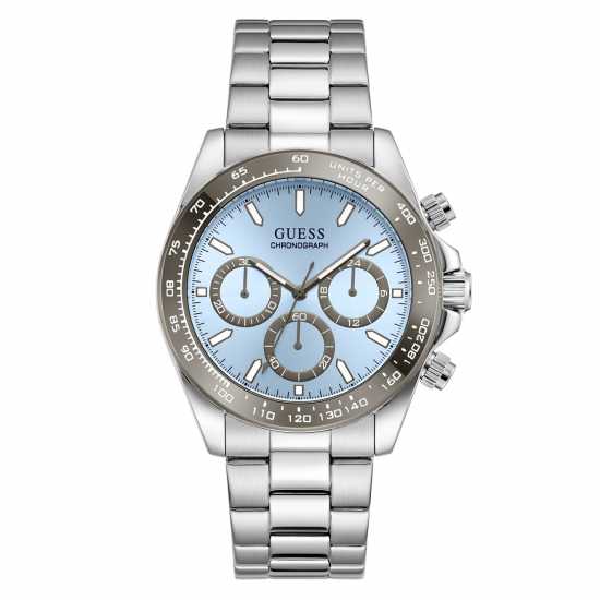 Guess Gesjwl Arthur Watch Sn63 Ice Blue/Silver Guess Gesjwl Arthur Watch Sn63 Ice Blue/Silver